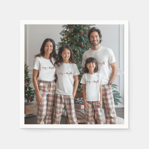 Guardanapo De Papel Férias de Natal da Família