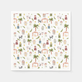 Guardanapo De Papel Férias de Natal da Natividade