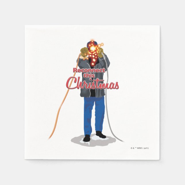 Guardanapo De Papel Férias de Natal | Reconectar este Natal (Frente)