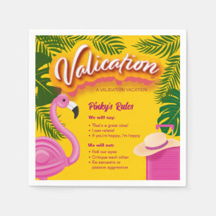 Guardanapo De Papel Férias de Validação de Pinky