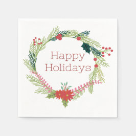 Guardanapo De Papel Férias Felizes das Mortes de Natal