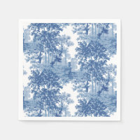 Ferramenta de Paisagem Azul Vintage com Urns e Col