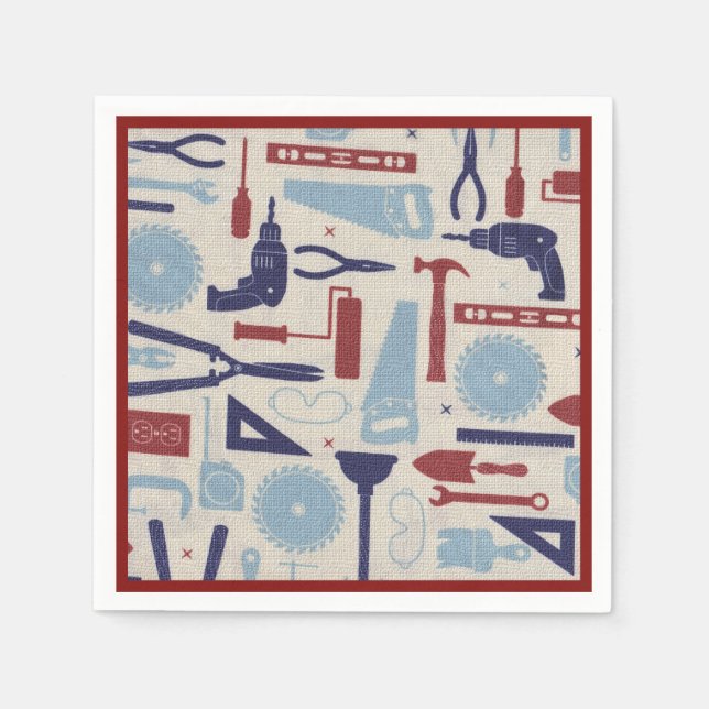 Guardanapo De Papel Ferramentas do pai (Frente)