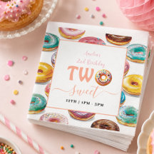 Festa de 2º aniversário Two Sweet Donuts
