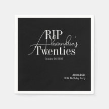 Festa de 30 anos personalizada RIP 20s
