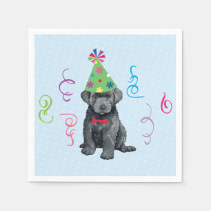 Guardanapo De Papel Festa de aniversário Bouvier des Flandres Napkins
