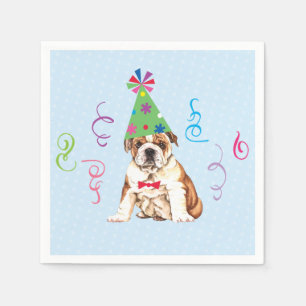 Guardanapo De Papel Festa de aniversário Bulldog Napkins
