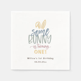 Guardanapo De Papel Festa de aniversário Bunny