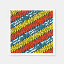 Festa de aniversário Celta Stripe Vermelho Vermelh