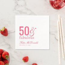 Festa de Aniversário de 50 anos Moderna e Ousada