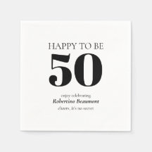 Festa de Aniversário de 50 Anos Simples Moderna Su
