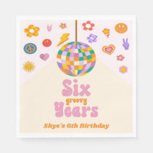 Festa de aniversário de 6 de Bola Disco com Seis A