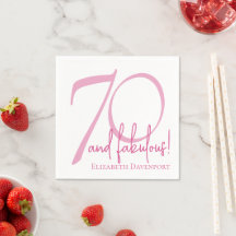 Festa de Aniversário de 70 anos Moderna e Incrível