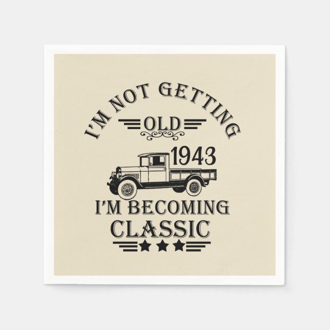 Guardanapo De Papel Festa de aniversário de 90 de 90 anos personalizad (Frente)