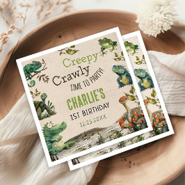 Guardanapo De Papel Festa de aniversário de Apresentação de Répteis