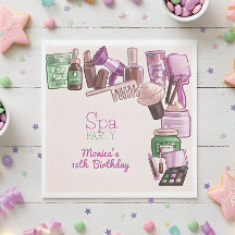 Festa de aniversário de beleza spa