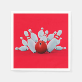 Guardanapo De Papel festa de aniversário de boliches de boliches