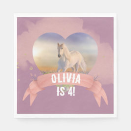 Guardanapo De Papel Festa de aniversário de cavalos
