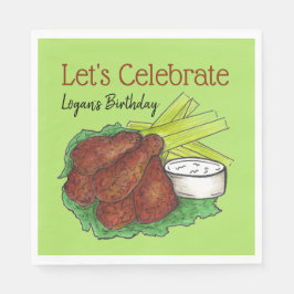 Guardanapo De Papel Festa de aniversário de celebrações de Vamos de fr