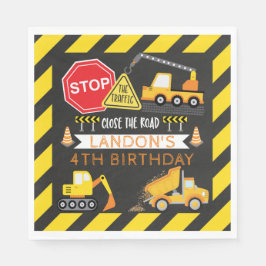 Guardanapo De Papel Festa de aniversário de construção