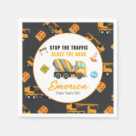 Guardanapo De Papel Festa de aniversário de construção