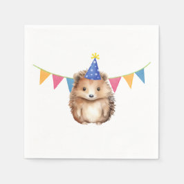 Guardanapo De Papel Festa de aniversário de criança de porco-gato