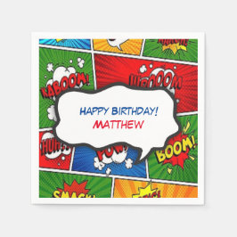 Guardanapo De Papel Festa de Aniversário de criança do Estilo de Livro