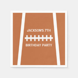 Guardanapo De Papel Festa de aniversário de Esportes Personalizados da