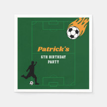 Festa de aniversário de futebol infantil