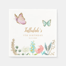 Guardanapo De Papel Festa de aniversário de Garden Girl