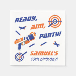 Guardanapo De Papel Festa de aniversário de Guerra Laranja, Qualquer I