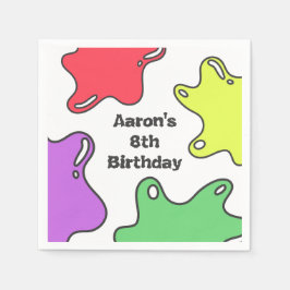 Guardanapo De Papel Festa de aniversário de lodo