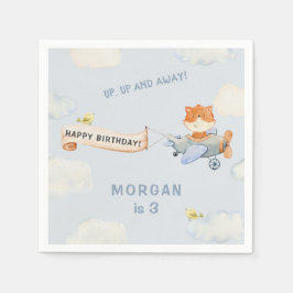 Guardanapo De Papel Festa de aniversário de Raposa Coca-Cola