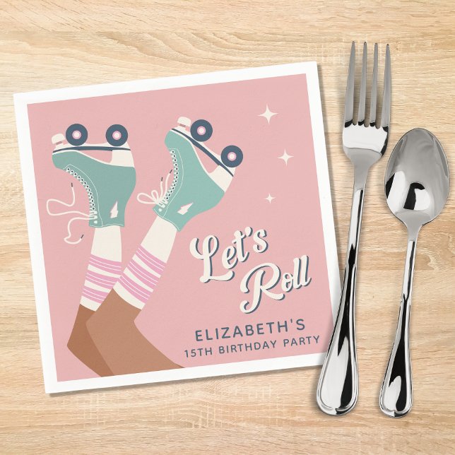 Guardanapo De Papel Festa de aniversário de Rastreamento do Cilindro R (Criador carregado)