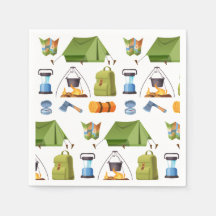 Festa de aniversário de tenda do acampamento