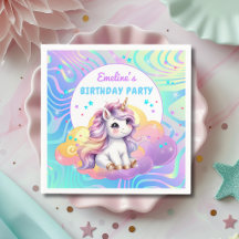 Festa de Aniversário de Unicórnio Mágico e Fofo