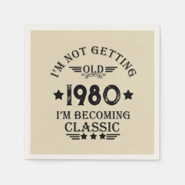 Guardanapo De Papel Festa de aniversário de vinheta personalizada