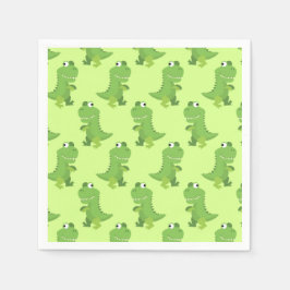 Guardanapo De Papel Festa de aniversário do dinossauro