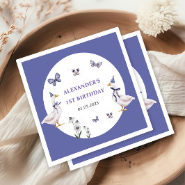 Guardanapo De Papel Festa de aniversário do ganso do bobo