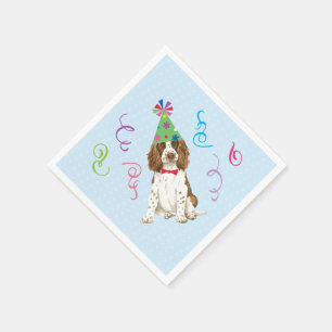 Guardanapo De Papel Festa de aniversário English Springer Spaniel