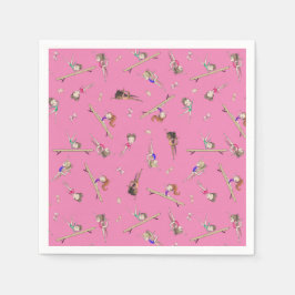 Guardanapo De Papel Festa de aniversário Girls Gymnastics