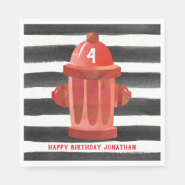 Guardanapo De Papel Festa de aniversário Hidratante de Fogo Napkins - 