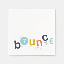 Guardanapo De Papel Festa de aniversário infantil Bounce Kids