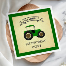 Festa de Aniversário Infantil Trator da Fazenda Ve
