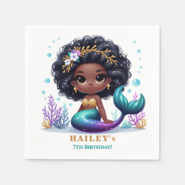 Guardanapo De Papel Festa de aniversário Mágica de Sereia