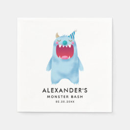 Guardanapo De Papel Festa de aniversário monstro