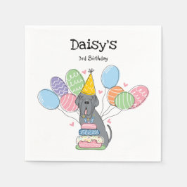 Guardanapo De Papel Festa de aniversário Neapolitana Mastiff