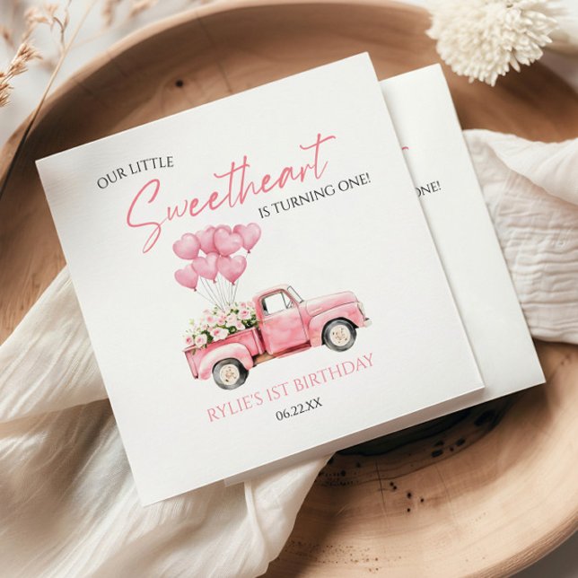 Guardanapo De Papel Festa de Aniversário no Dia dos Namorados da Nossa (Criador carregado)