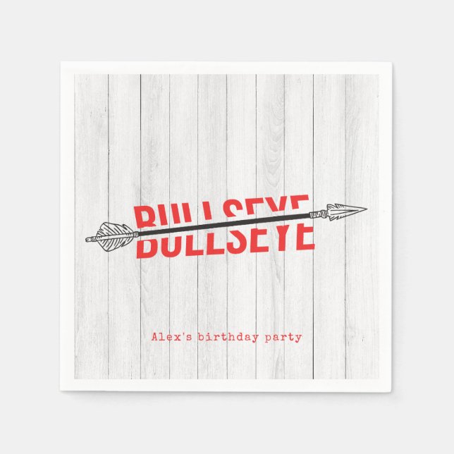 Guardanapo De Papel Festa de aniversário para Arco de Tela e Arquivame (Frente)