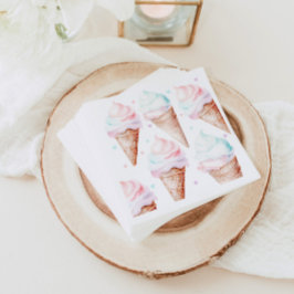 Guardanapo De Papel Festa de aniversário pastel moderno